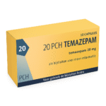 Doosje Temazepam 20 mg capsules – slaapmedicatie tegen slapeloosheid
