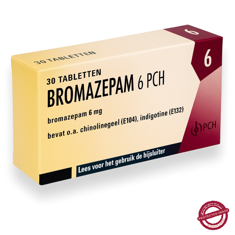Doosje Bromazepam 6 mg tabletten &ndash; kalmerend middel tegen angst en spanning
