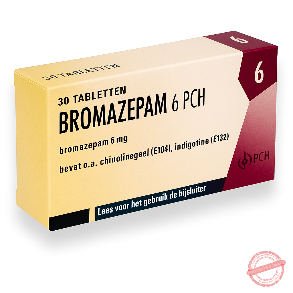 Doosje Bromazepam 6 mg tabletten – kalmerend middel tegen angst en spanning